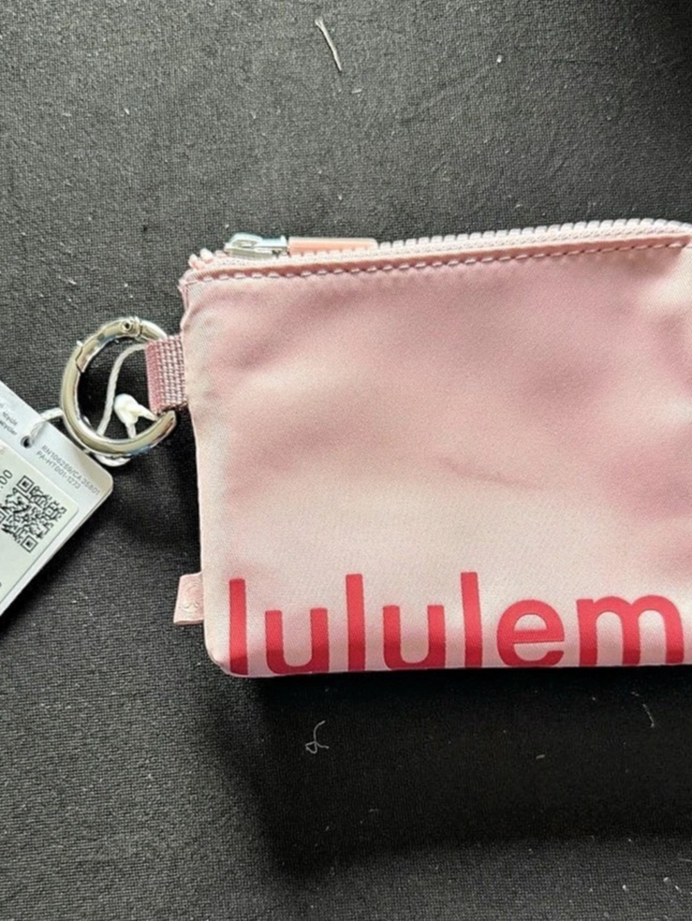 lululemon Clippable Card Pouch Pink NWT